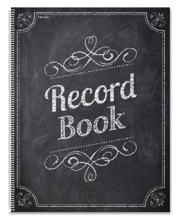 Chalk it Up! Record Book (gradebook)