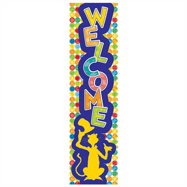 Dr. Seuss Spot On Welcome Banner