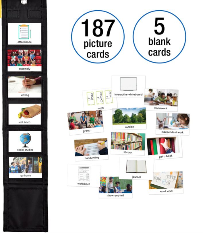 Daily Visual Schedule Pocket Chart