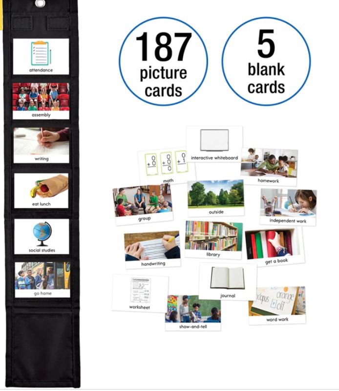 Daily Visual Schedule Pocket Chart