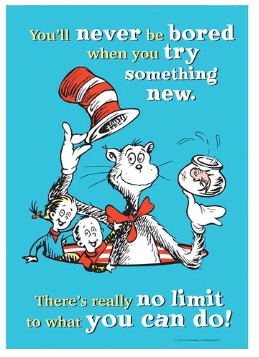 Dr. Seuss Try Something New 13&quot;x19&quot;