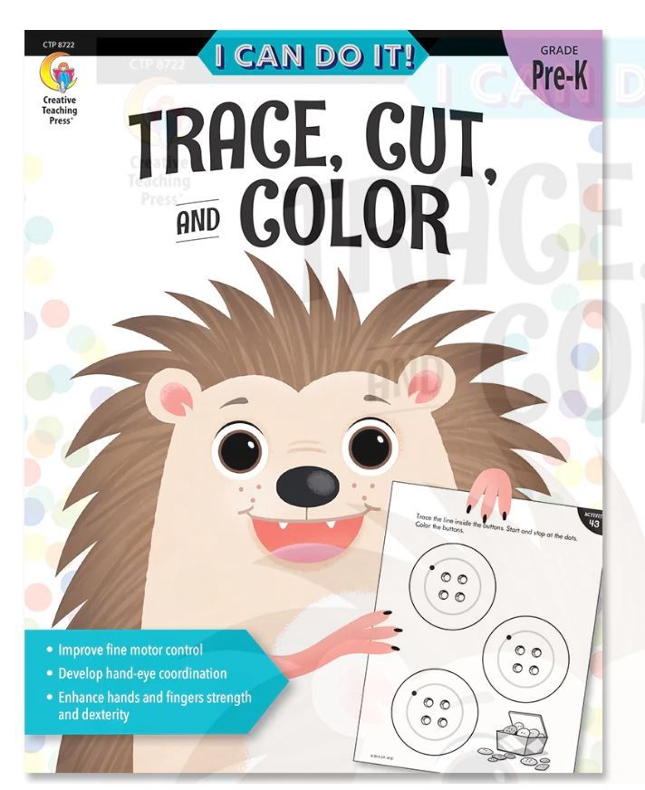 I Can Do It! Trace, Cut, and Color