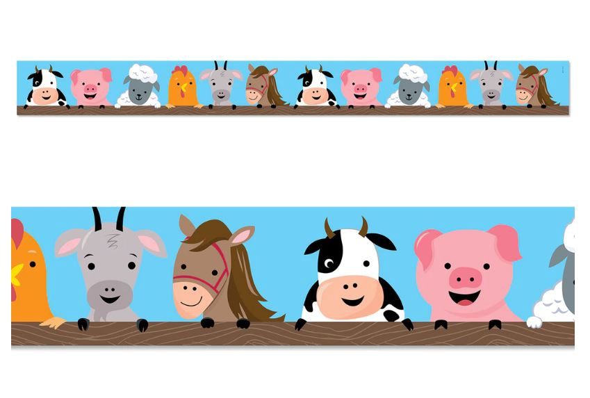 Farm Faces EZ Border (Core Decor)