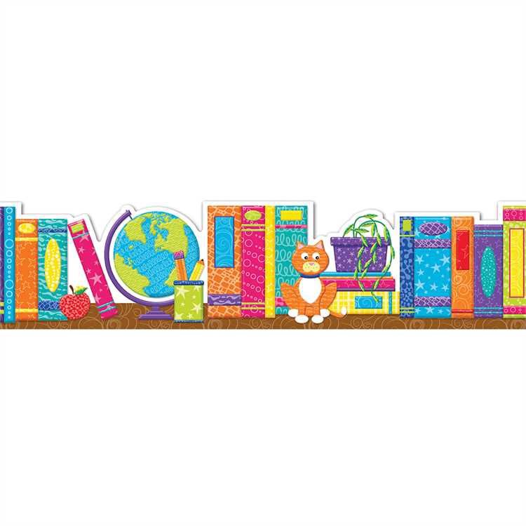Color My World Books Deco Trim Extra Wide Die Cut