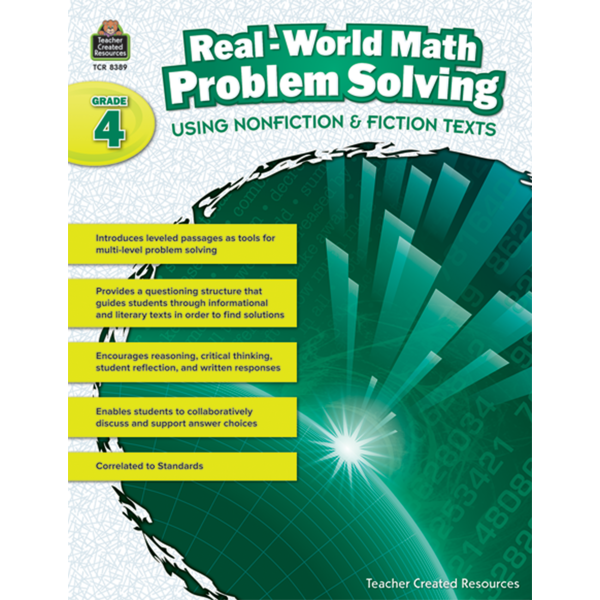 GRADE 4 Real World Math Problem Solving Workbook