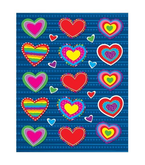 Hearts Shape Stickers