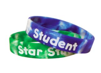 Fancy Star Student Wristbands
