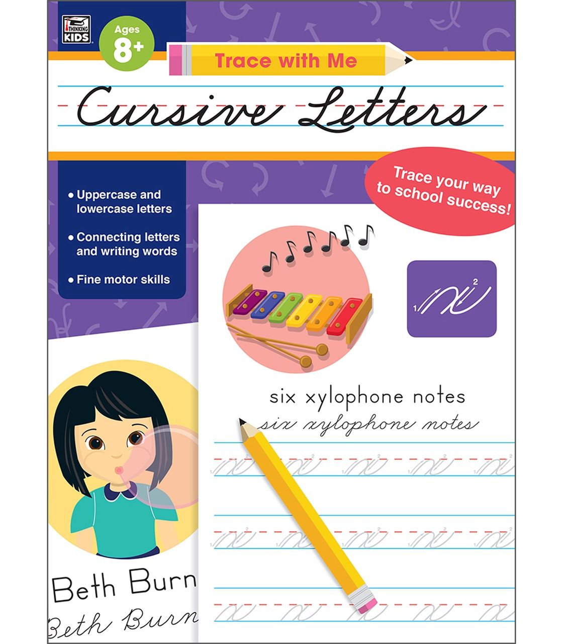 GR 2-5 Trace with Me Cursive Letters Activity Workbook