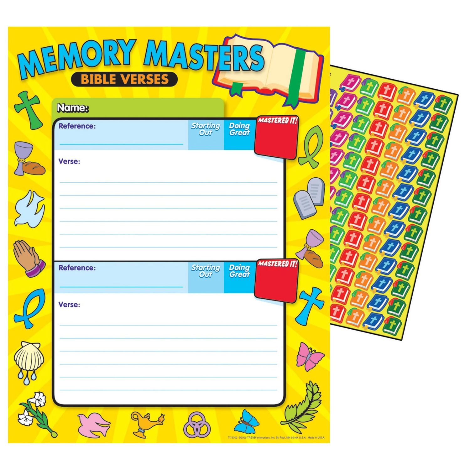 Christian Symbols Chore Chart