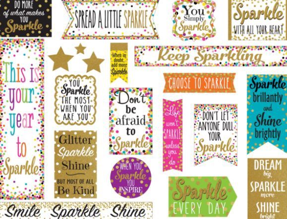 Confetti Sparkle and Shine Mini BBS