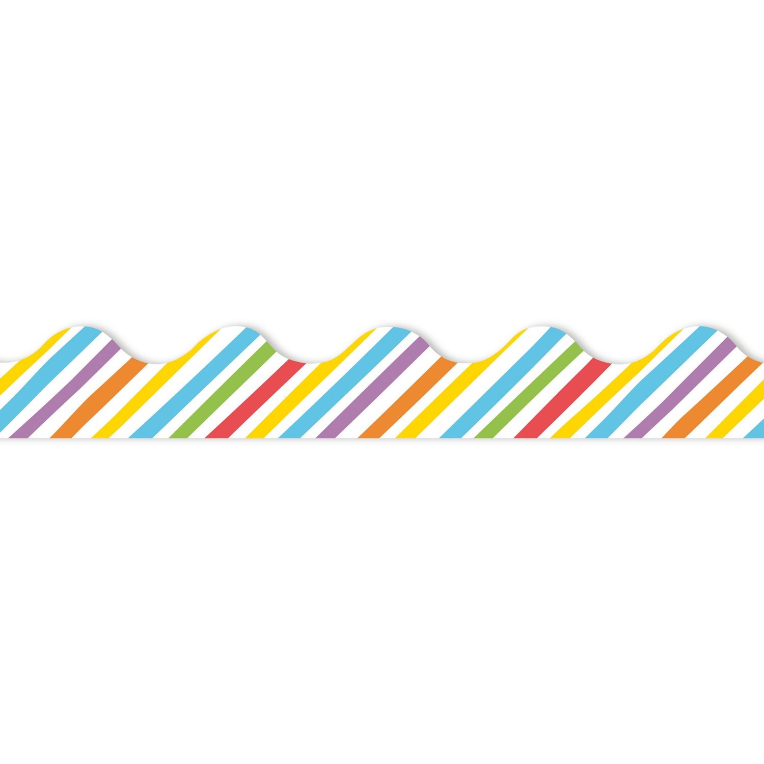 Growth Mindset Rainbow Stripes Deco Trim