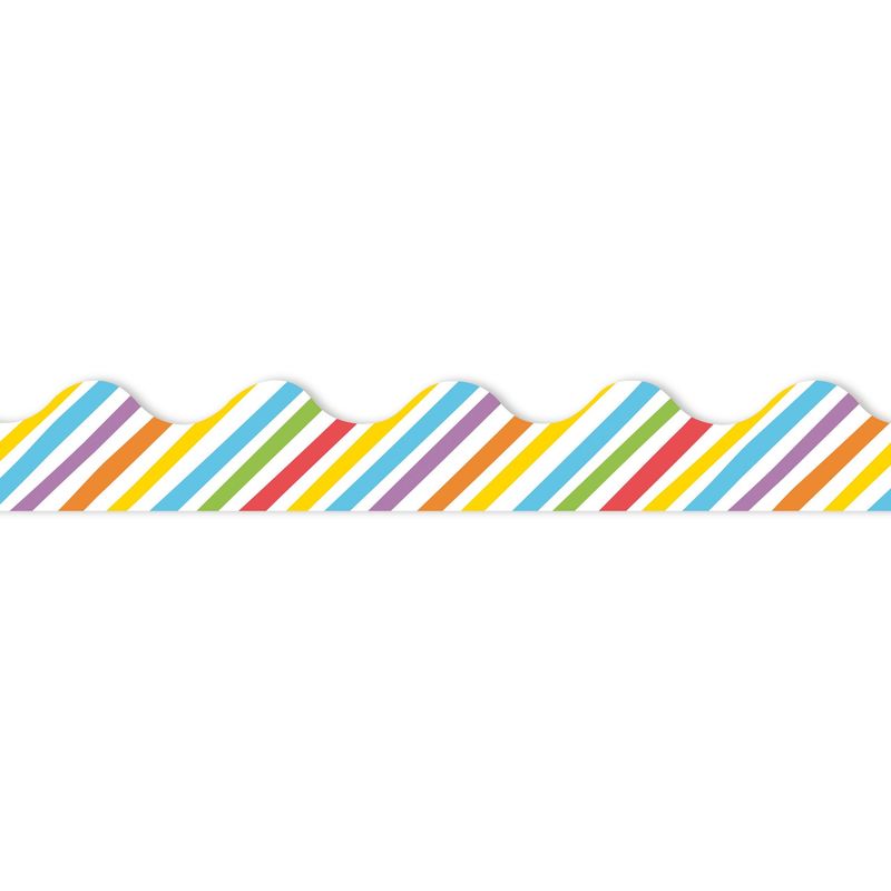 Rainbow Stripes Deco Trim