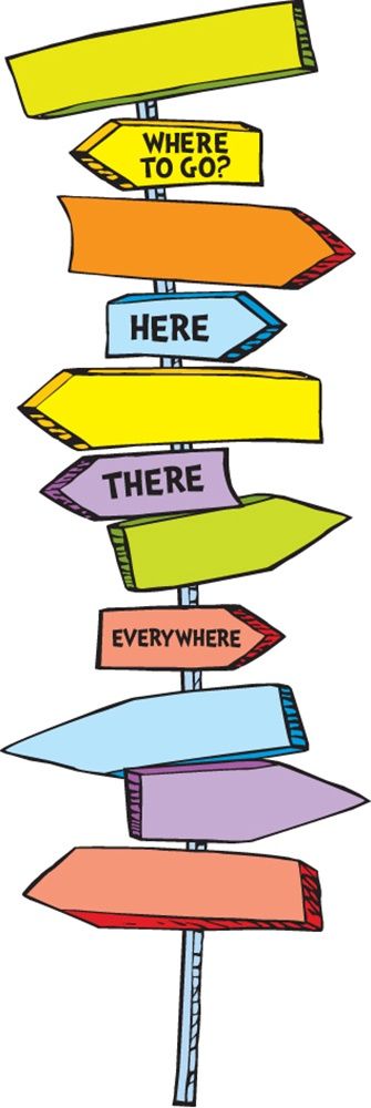 Dr. Seuss Directional Sign Mini BBS