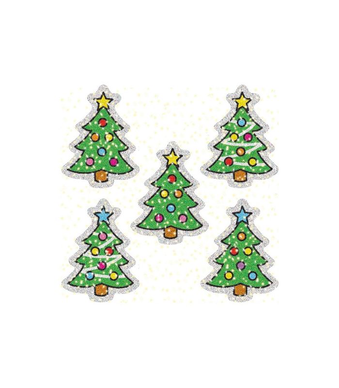 Christmas Trees Dazzle Stickers