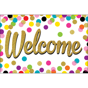 Confetti Welcome Post Cards