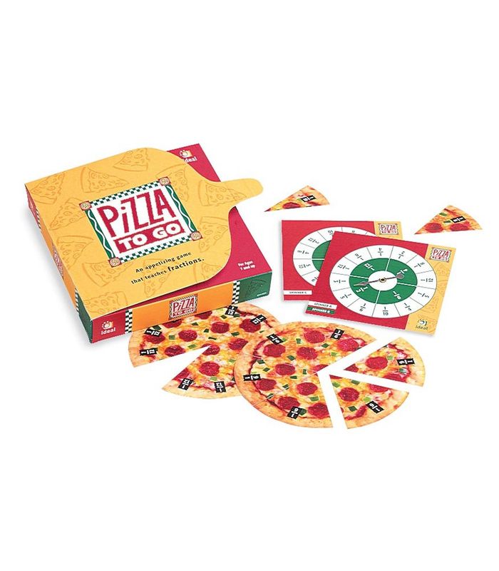 Fractions Pizza To Go Board Game