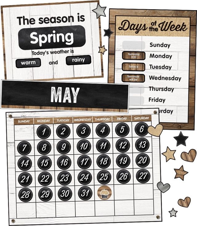 Industrial Chic Calendar BBS