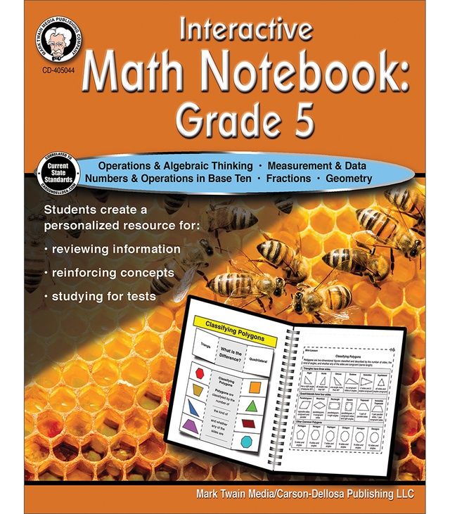 Interactive Math Notebook Resource Book Grade 5
