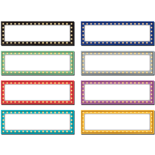 Magnetic Labels Marquee Accents