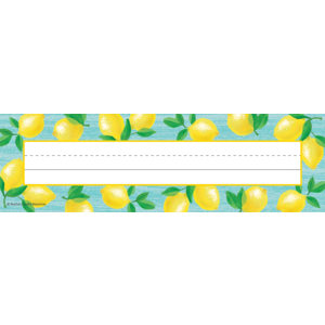 Lemon Zest Name Plates