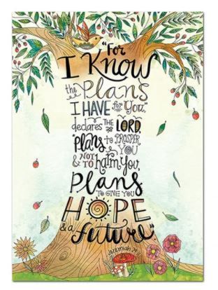 Jeremiah 29:11 Rejoice Inspire U Poster