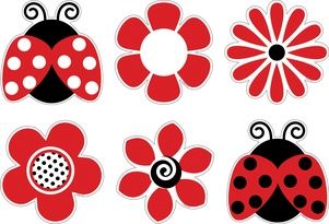 Ladybugs &amp; Posies Accents