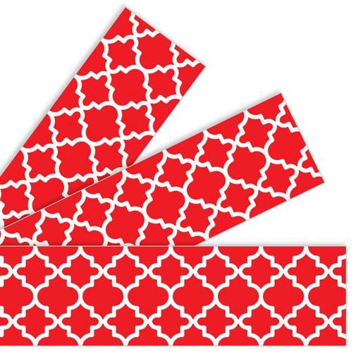 Moroccan Red Border Trimmer