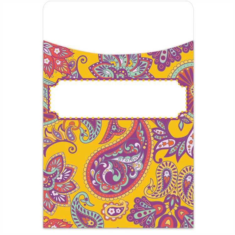 Positively Paisley Library Pockets