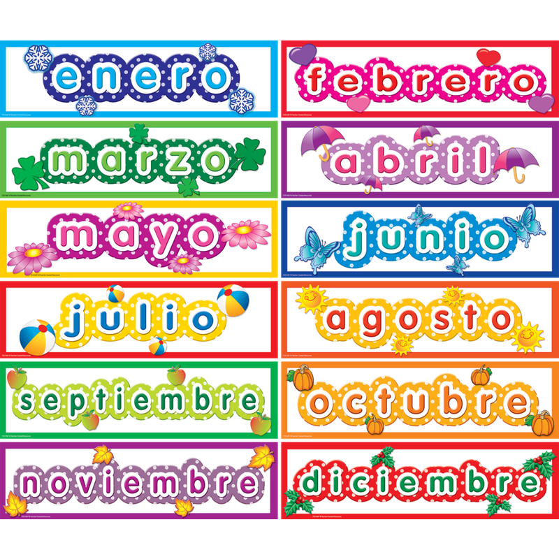 Polka Dot (Spanish) Monthly Headliners