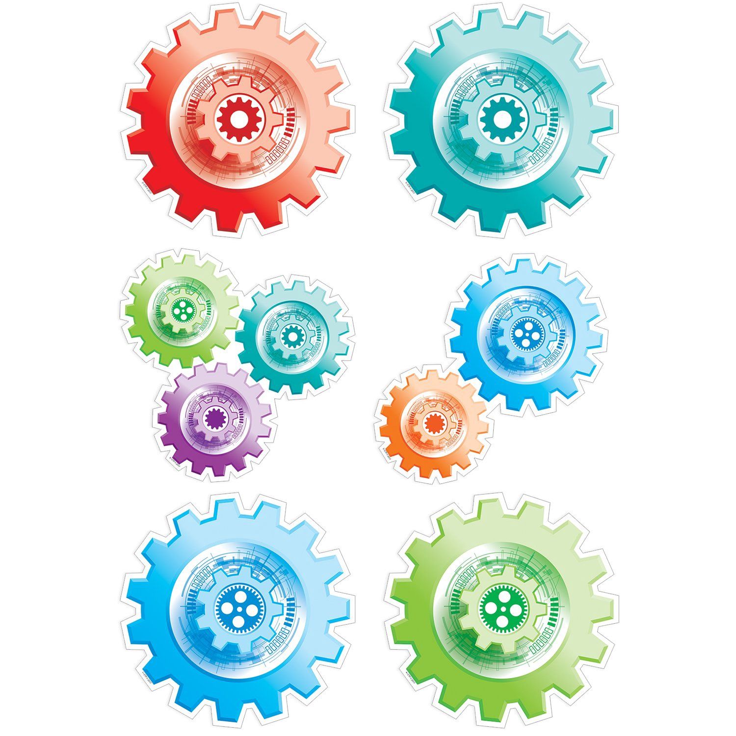 Periodically Perfect Gears Cut Outs