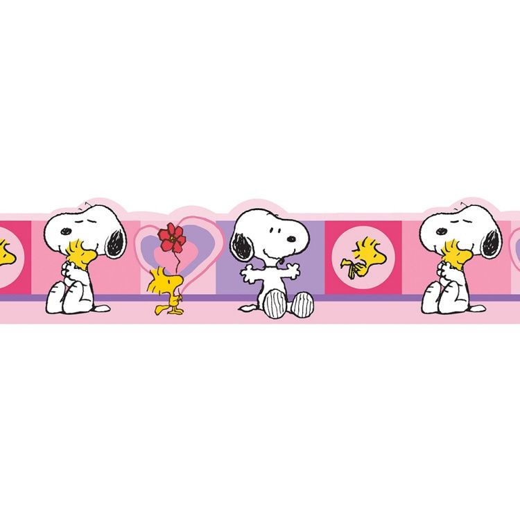 Peanuts Classic Valentines Die Cut Trim Border (Xtra Wide)