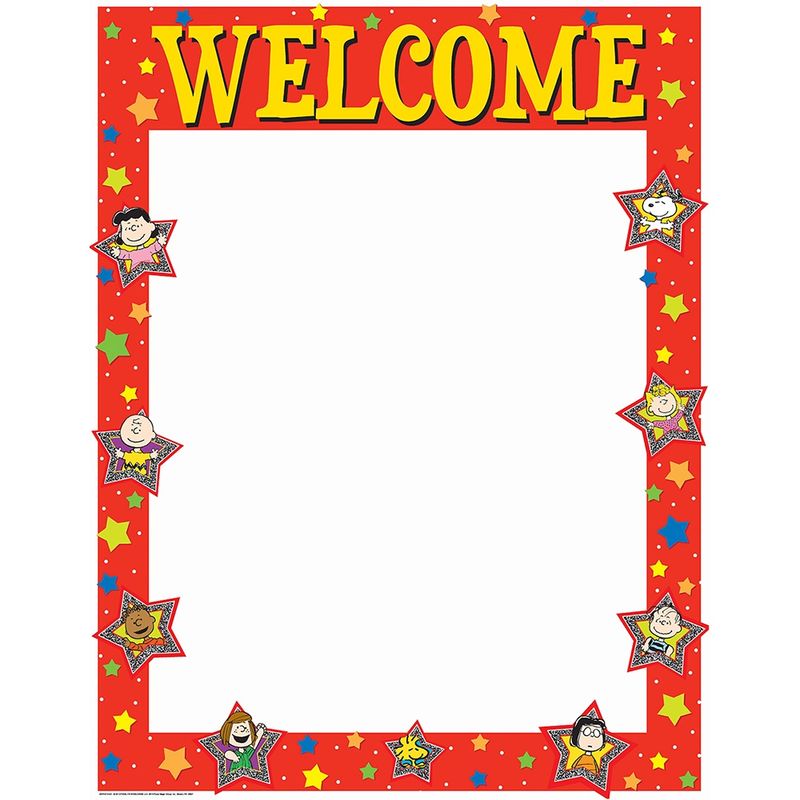 Peanuts Classic Welcome Chart