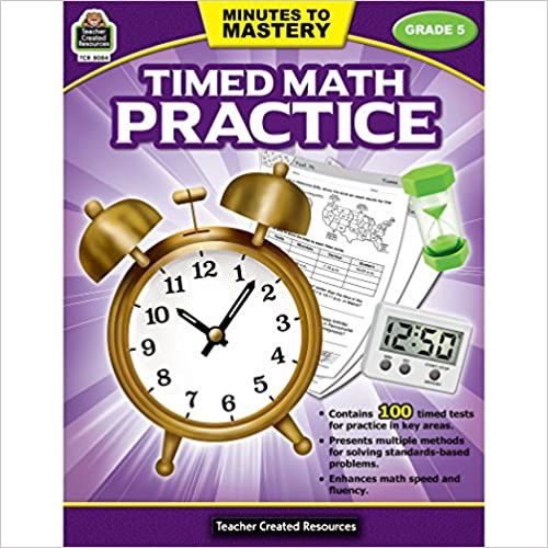 Minutes to Mastery - Timed Math Practice Grade 5