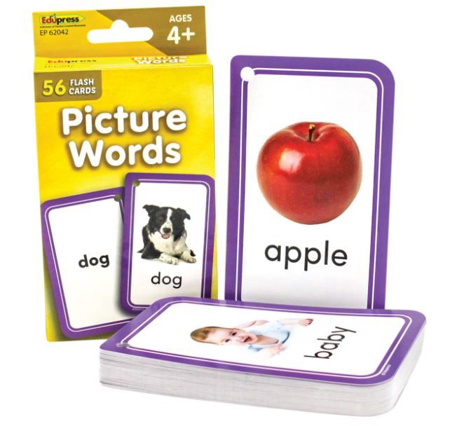 Picture Words Flash Cards