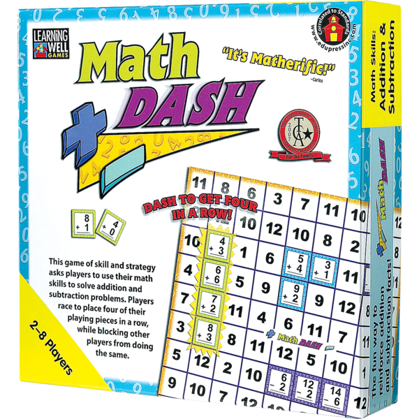 Math Dash Game: Addition/Subtraction