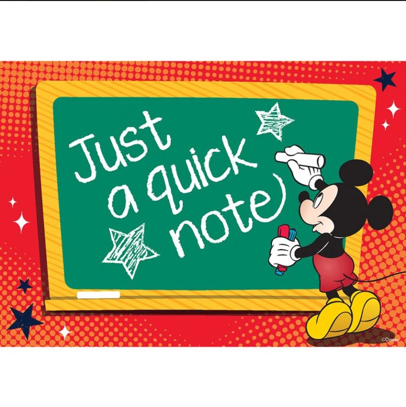 Mickey Teacher Post Cards