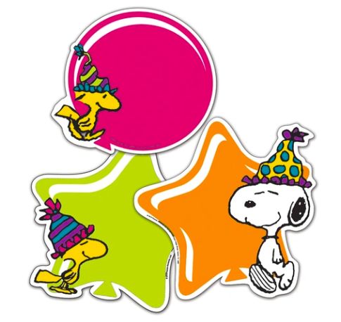Peanuts Birthday Cut Outs
