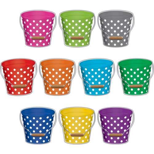 Polka Dots Buckets Accents