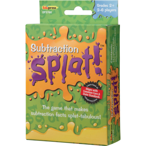Math Splat Game: Subtraction