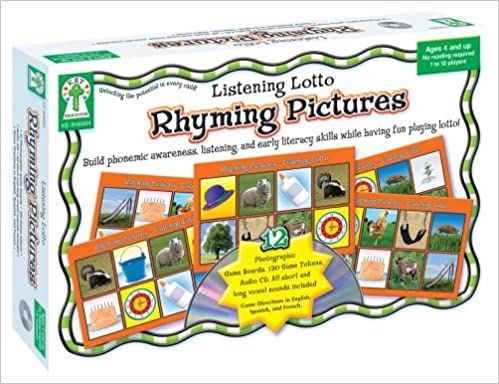 Rhyming Pictures Listen Lotto Game