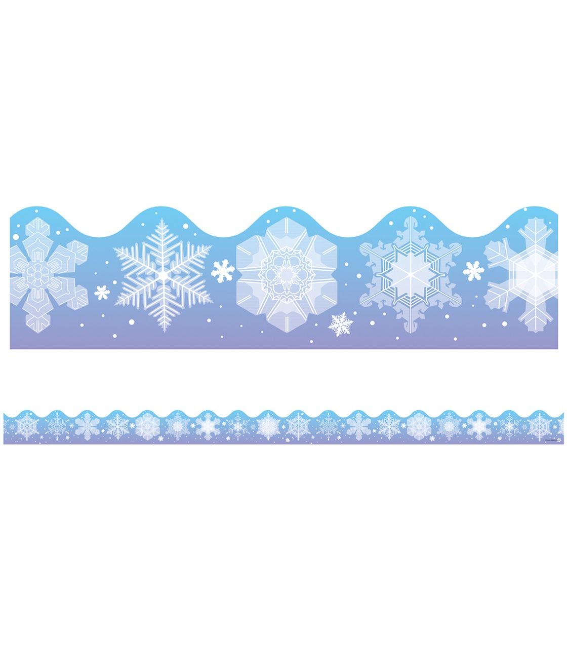 Snowflake Scalloped Border Trim