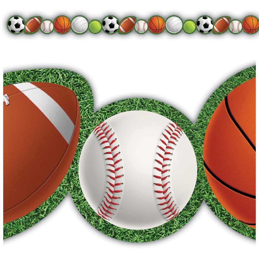 Sports Die Cut Border Trim