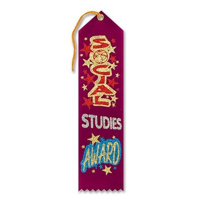 Social Studies Award Ribbon