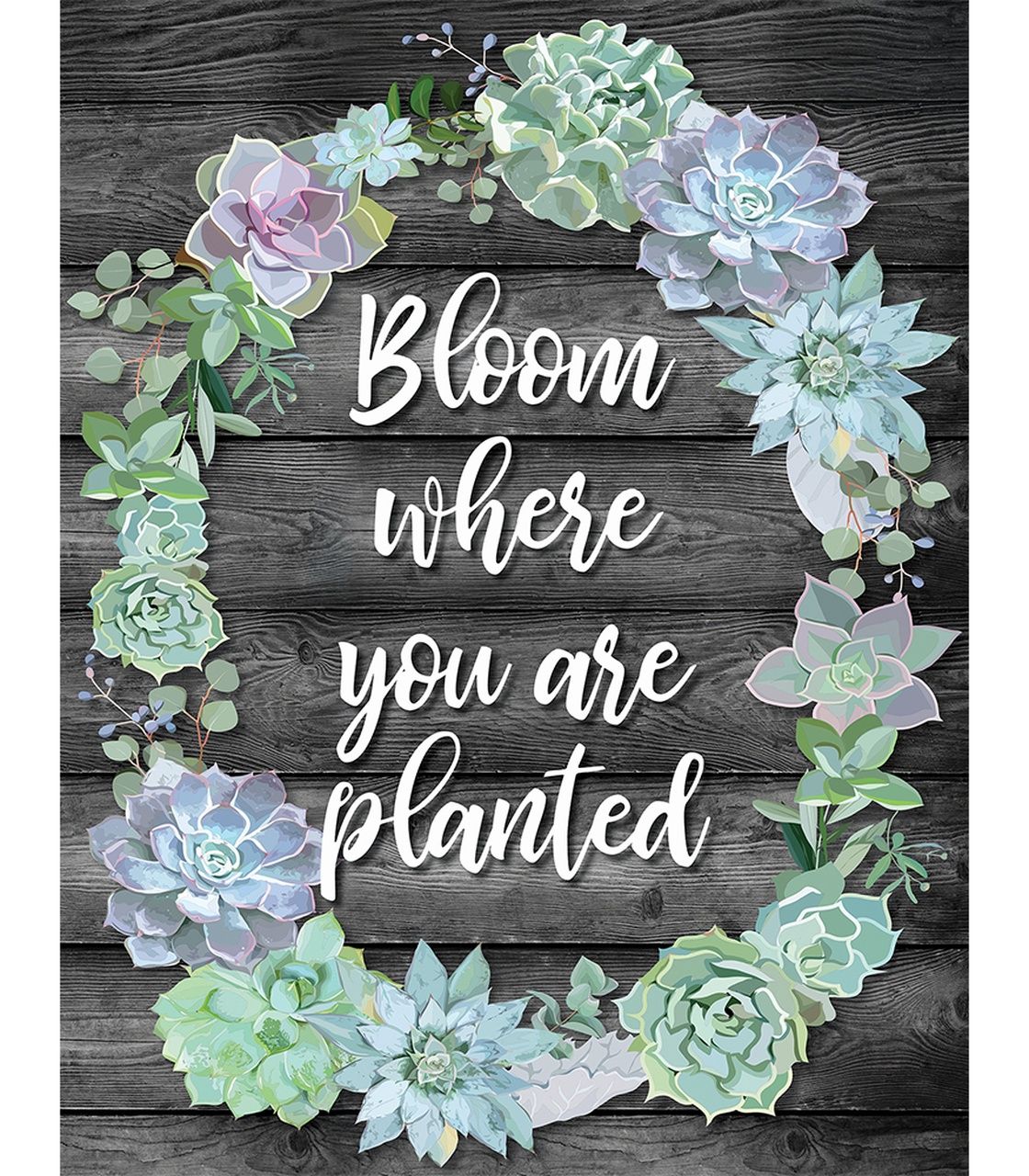 Simply Stylish Bloom Where You Are Planted Poster