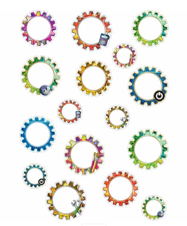 STEAM Gears Accents Assorted Sizes