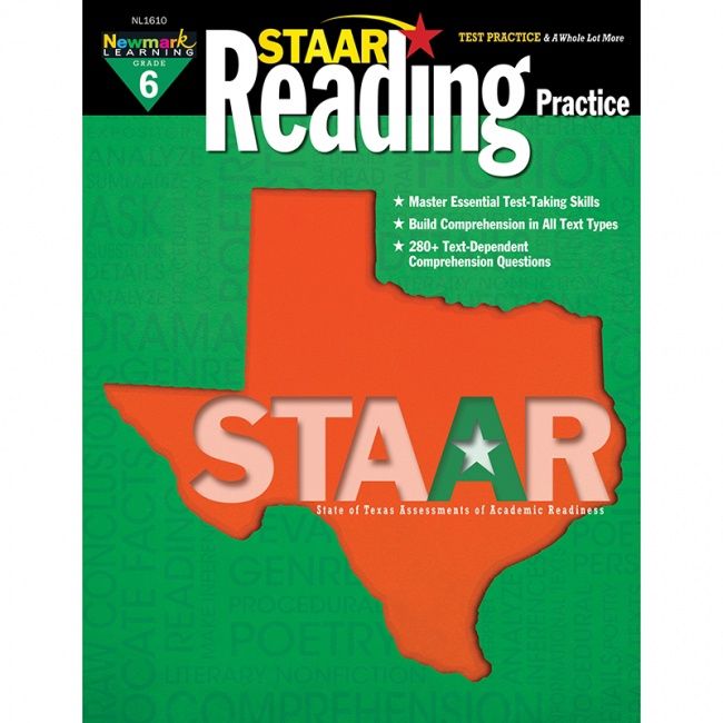 STAAR Reading Grade 6 Practice Book