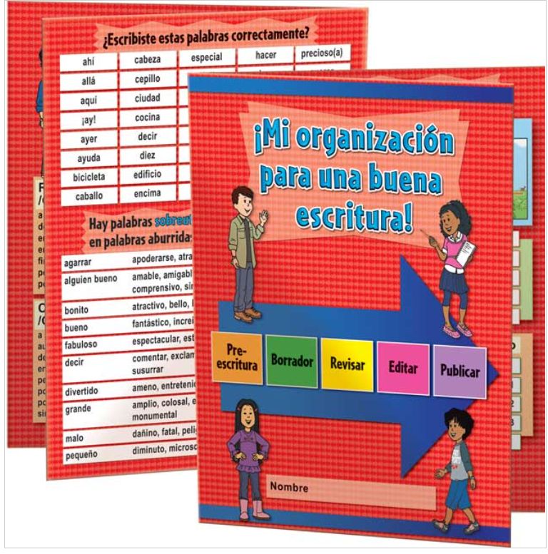 Spanish Writing Process Folder