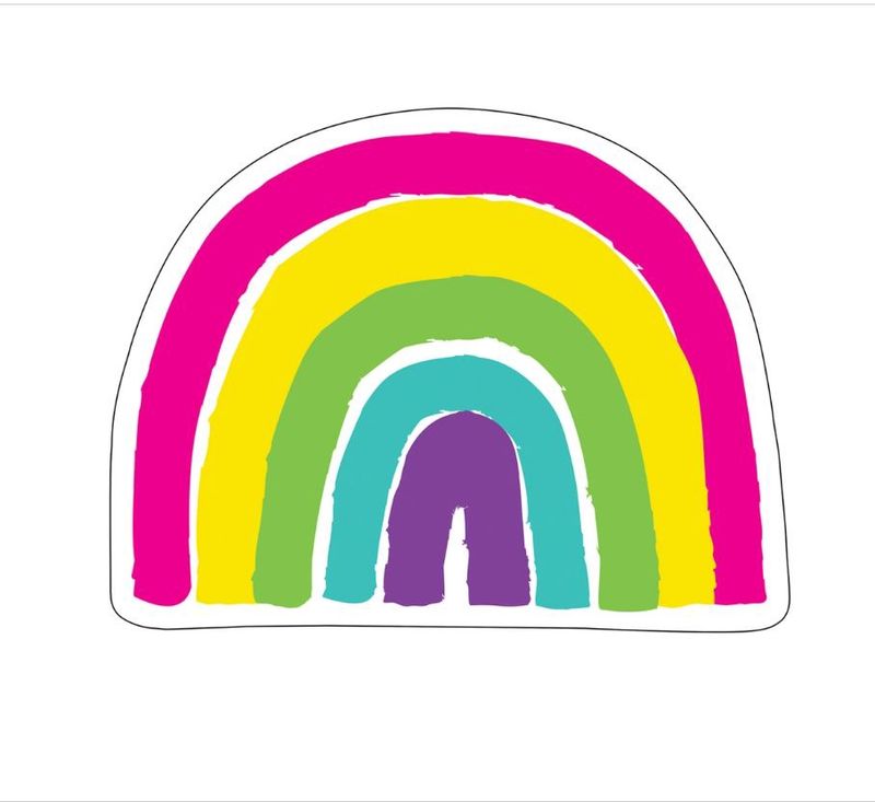 Rainbow Cut-Outs Kind Vibes