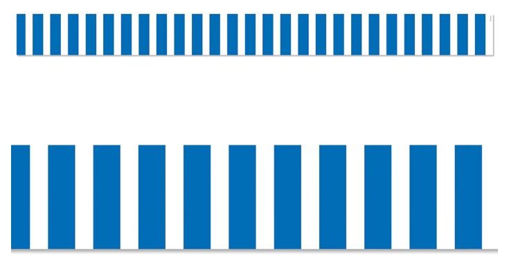 Royal Blue Bold Stripes EZ Border (Core Decor)