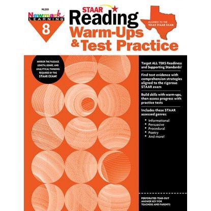STAAR GR 8 Reading Warm Ups &amp;amp; Test Practice